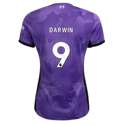 Dres Liverpool Darwin Nunez #9 Rezervni za Žensko 2023-24 Kratak Rukav